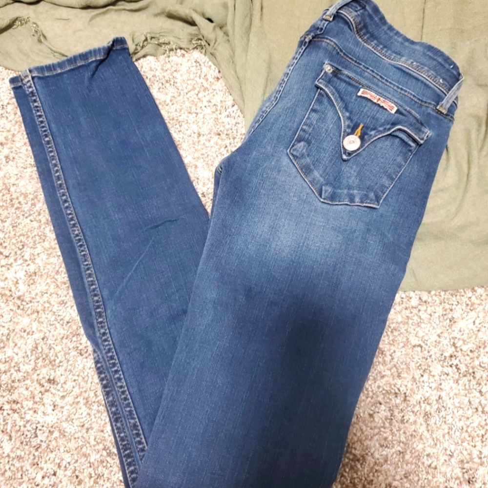 Womens Hudson Denim Skinny Jeans Size 24